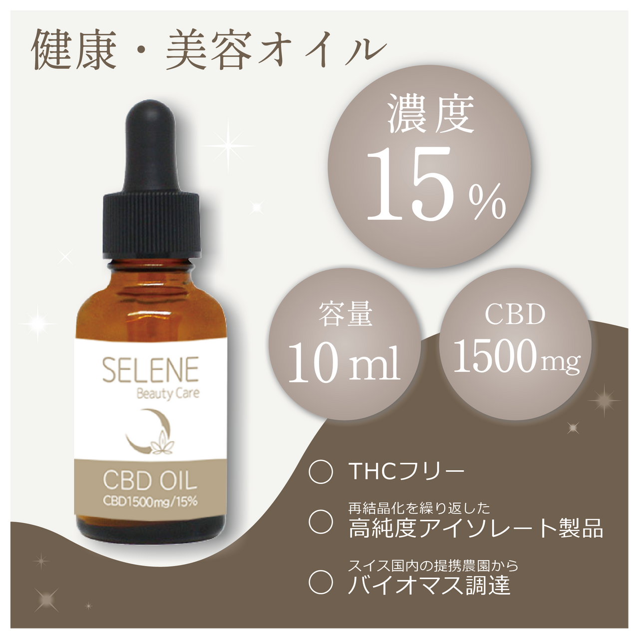 【1500mg/15%】CBDオイル